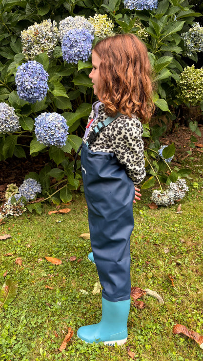 Puddleproofs Wader - Navy/Light Blue