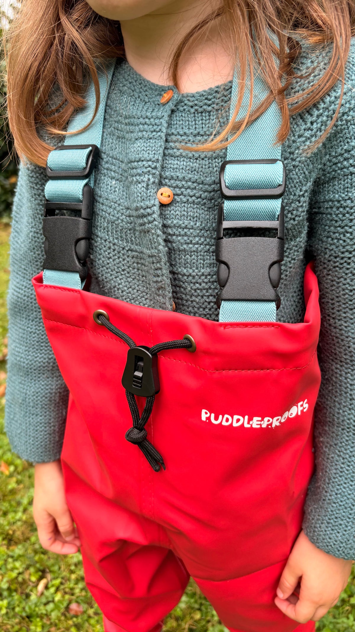Puddleproofs Wader - Red/Light Blue