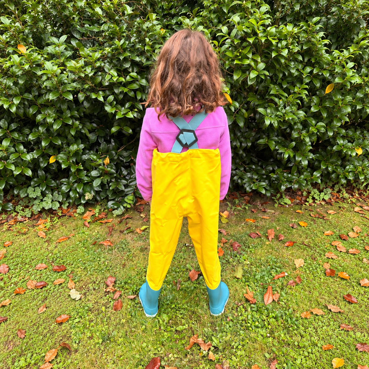 Puddleproofs Wader - Yellow/Light Blue