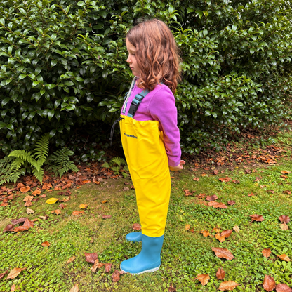 Puddleproofs Wader - Yellow/Light Blue