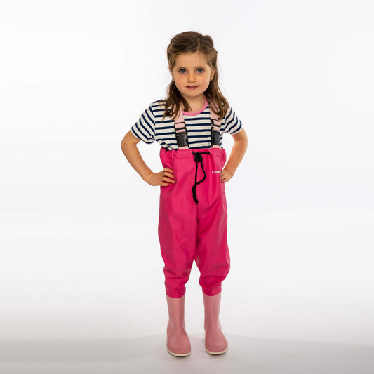 Puddleproofs Wader - Pink/Light Pink